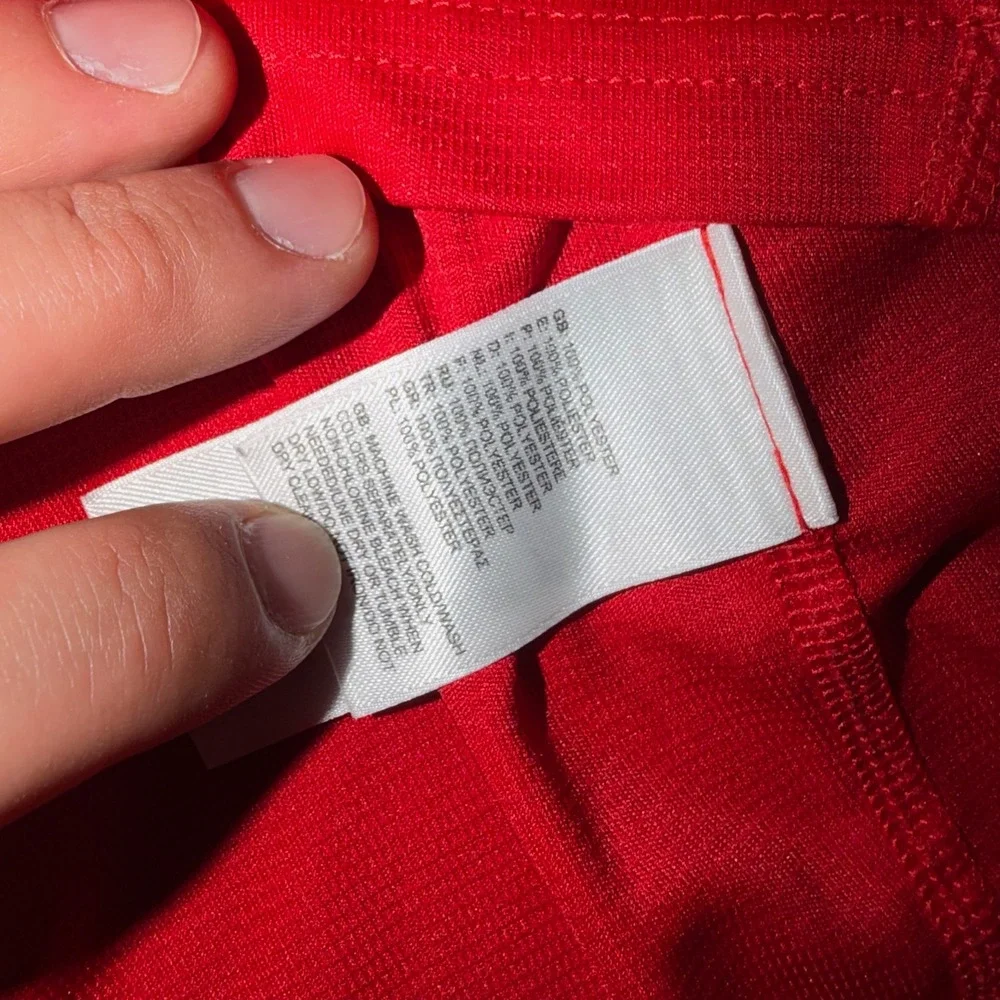 The‎ North Face VaporWick 1/4 Zip Pullover Red Black Athletic Men's XL